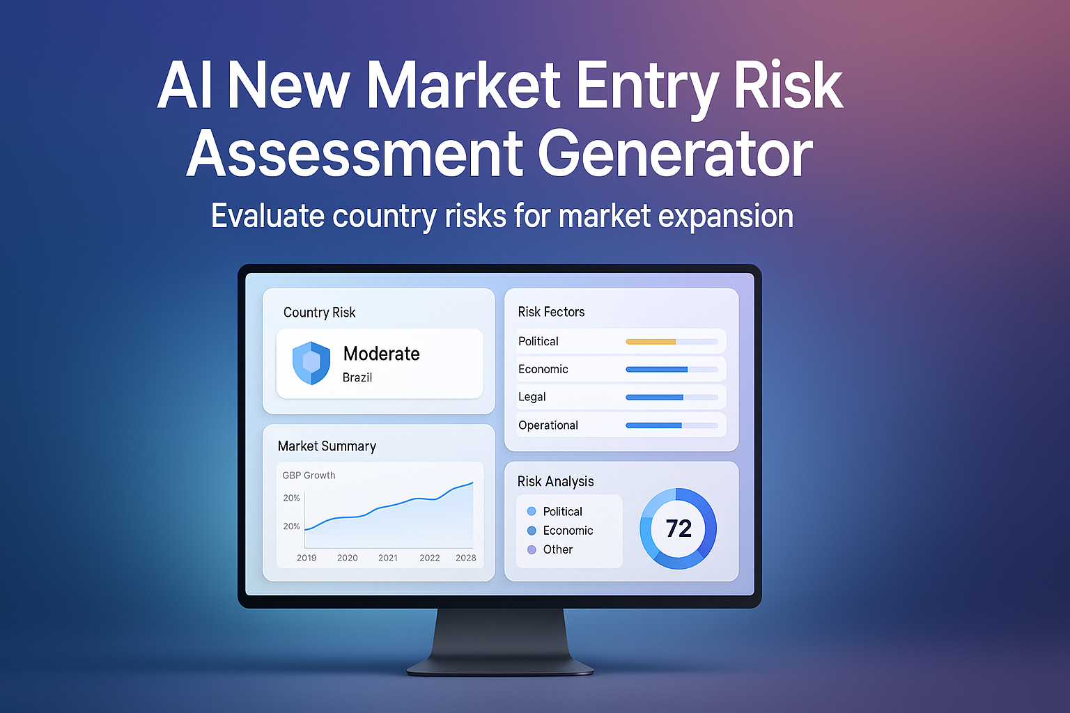 AI New Market Entry Risk Assessment Generator