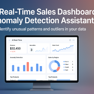 AI Real-Time Sales Dashboard Anomaly Detection Assistant