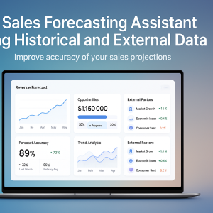AI Sales Forecasting Assistant Using Historical and External Data